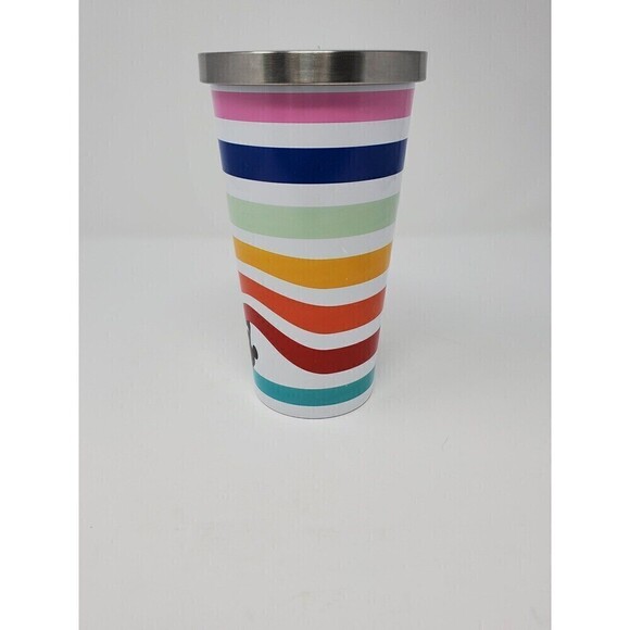DISNEY X TARGET STAINLESS STEEL TUMBLER COFFEE WATER CUP RAINBOW MICKEY MOUSE - Picture 4 of 12
